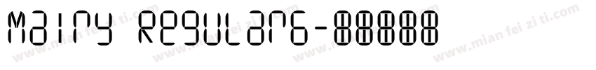 Mairy Regular6字体转换